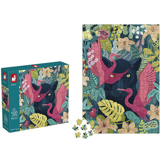 Janod Janod puzzel mysterieuze panter 500 stukjes