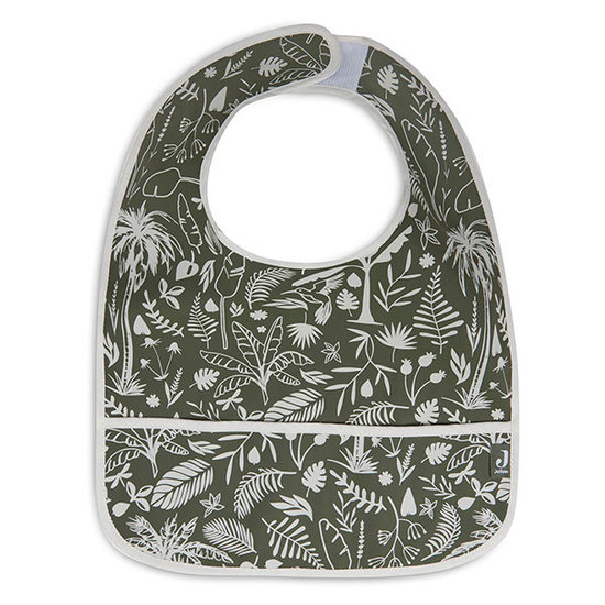 Jollein Jollein Lätzchen wasserdicht Botanical Leaf Green 2er Set