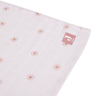 Jollein muslin cloth 115cm Halo Rosewood GOTS