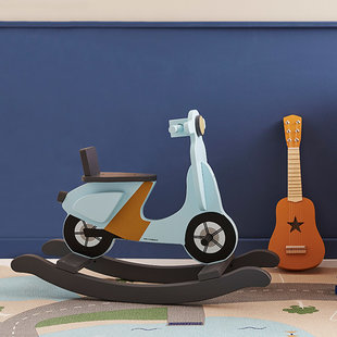 Scooter à bascule bleu clair Kids Concept