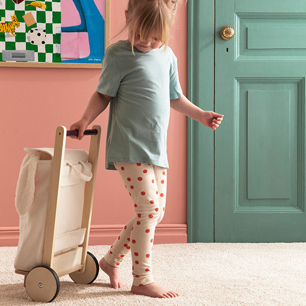 Porteur bébé en bois scooter, jouet plantoys