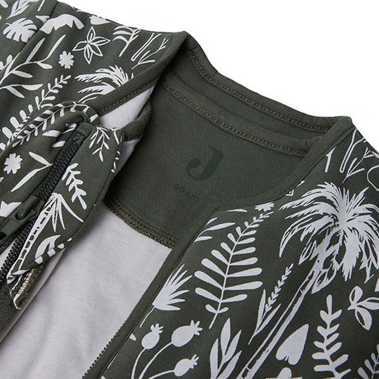 Jollein Jollein Schlafsack 4 Jahreszeiten Botanical Leaf Green