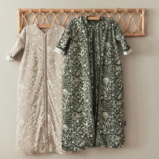 Jollein Jollein sleeping bag 4 seasons Botanical Leaf Green