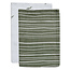 Jollein Jollein gant de toilette Stripe & Olive Leaf Green GOTS 2pc