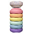 Stapelstein Stapelstein Pastel Rainbow stacking stones 6 + 1 Confetti