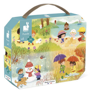 Janod puzzle seasons 36 pieces