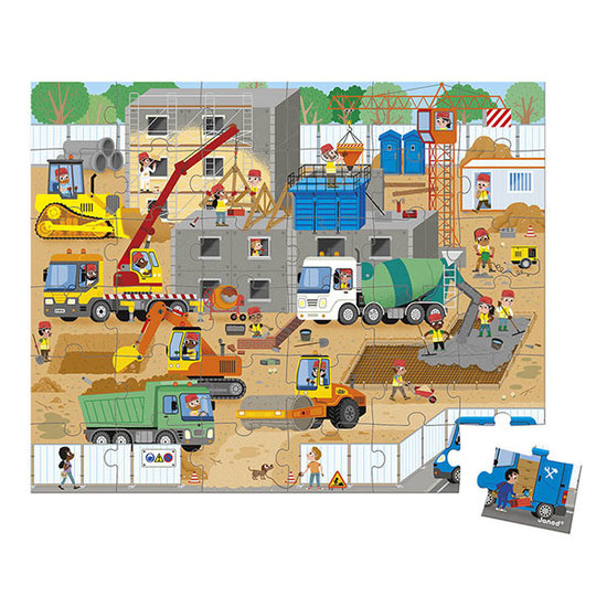 Janod Janod puzzle chantier 36 pièces