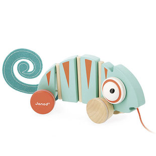 Janod Tropik pull-along Chameleon