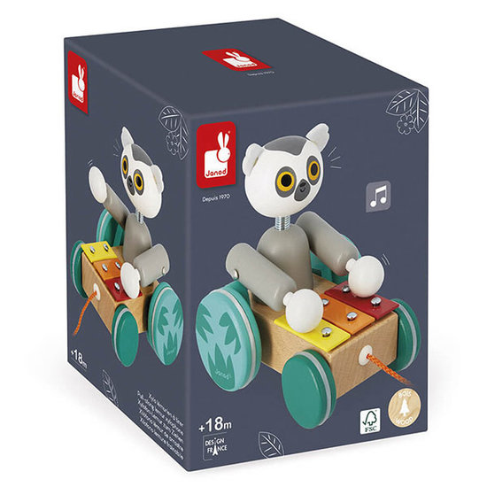 Janod Janod Tropik Xylophon Lemur zum ziehen
