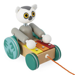 Janod Tropik pull-along lemur xylophone