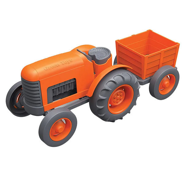 frequentie Aannemer Ik zie je morgen Green Toys tractor oranje | Little Thingz