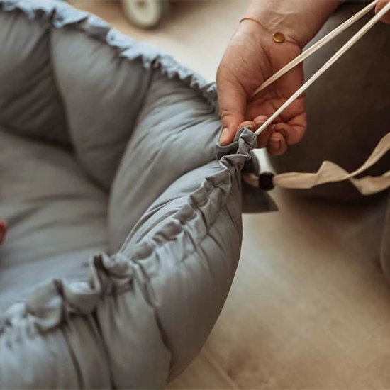 Play and Go Play and Go Spieldecke Bloom Dusty Blue Organic