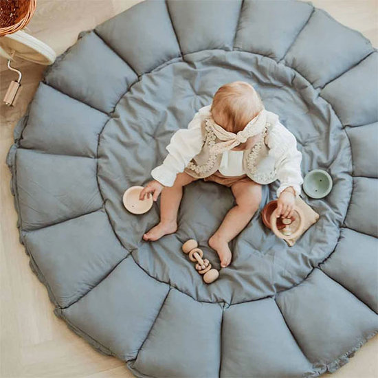 Play and Go Play and Go speelmat Bloom Dusty Blue Organic