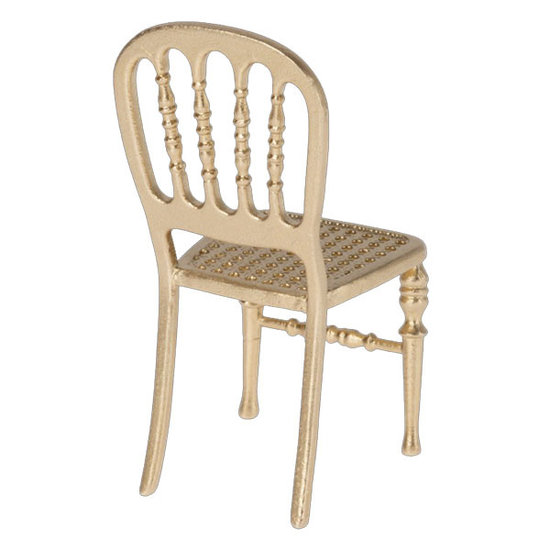 Maileg Maileg poppenhuis stoel Mouse Gold