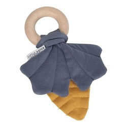 Crinkle toy leaves blue-ocher - Little Dutch