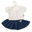 Paola Reina Doll clothes shirt and skirt Jeans Sweet Dots - Hollie