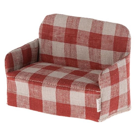 Maileg Maileg couch for mouse Red