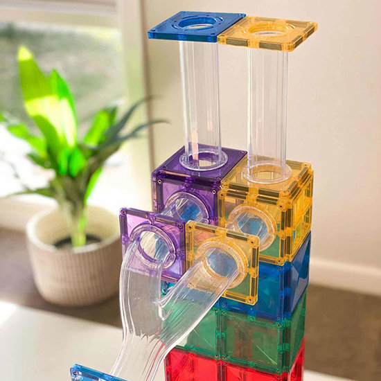 Tiles 92 Piece Ball Run Pack magneetblokken Little Thingz