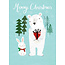 Petit Monkey Petit Monkey Weihnachtskarte Polar Bear