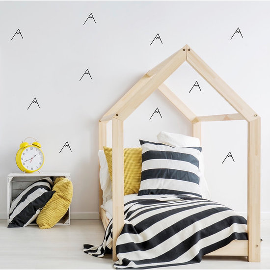 Pom Le Bonhomme Wall stickers mountains black - Pöm Le Bonhomme