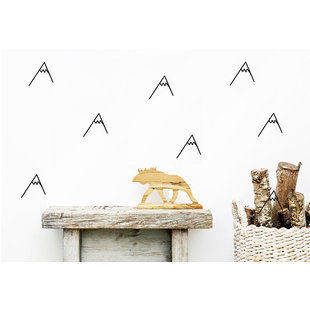 Wall stickers mountains black - Pöm Le Bonhomme