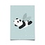 Eef Lillemor Eef Lillemor postcard Flying panda mint