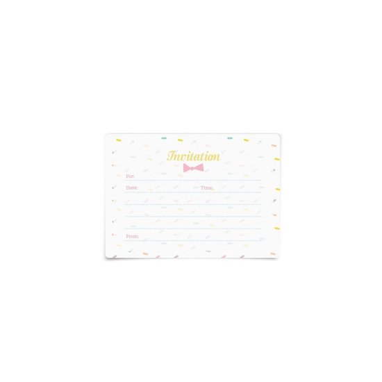 Eef Lillemor Cartes d'invitation Sprinkle party Eef Lillemor