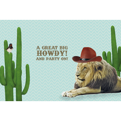 Carte A great big howdy and party on - Enfant Terrible