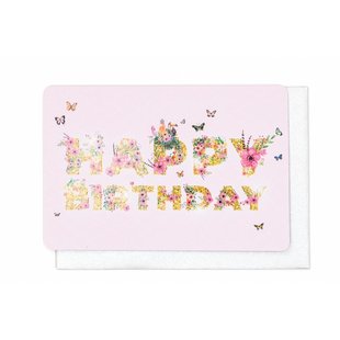 Karte - Happy Birthday Flowers - Enfant Terrible