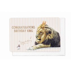 Birthday card - Congratulations birthday king - Enfant Terrible