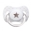 Suavinex Suavinex Fopspeen Anatomisch Silicone 0-6M White Silver Star
