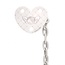 Suavinex Suavinex speenketting heart White Angel