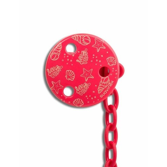 Suavinex Suavinex pacifier clip round Red Sea