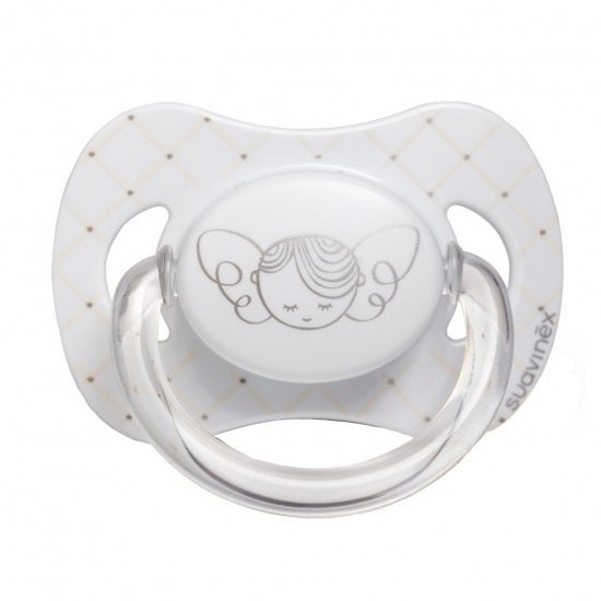 Suavinex Suavinex pacifier Anatomical Latex 0-6M White Angel