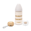 Suavinex Suavinex Haute Couture Geschenkset silicone 270ml 3P - 0/4M+Clip Grey