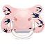 Suavinex Fopspeen Fusion zwaluw roze - anatomisch latex 4-18 maand - Suavinex