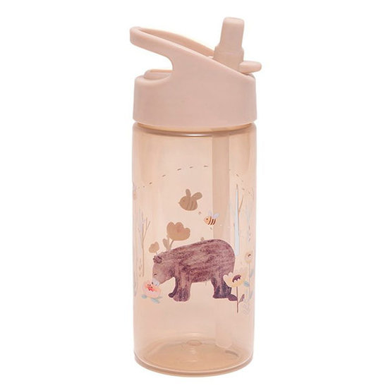 Petit Monkey Petit Monkey drinking bottle Humming Bear Linen