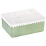 Blafre Lunch box bear white and mint - Blafre