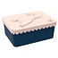 Blafre Lunch box Puffin peach - navy - Blafre