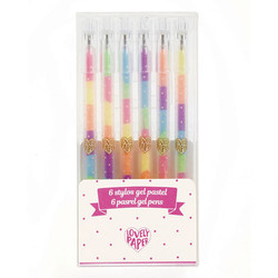 Djeco pastel gel pens set of 6