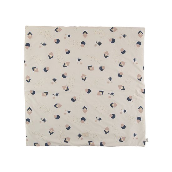 Nobodinoz tipi en accessoires Nobodinoz play mat Colorado - Nigth Blue Eclipse Natural