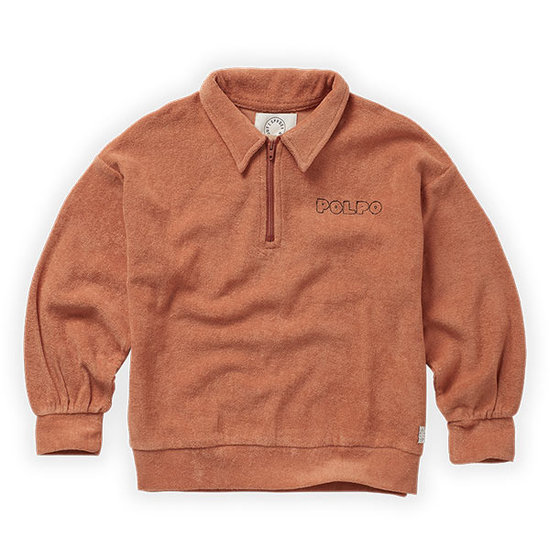 Sproet en Sprout Sproet & Sprout Pullover mock zip polo