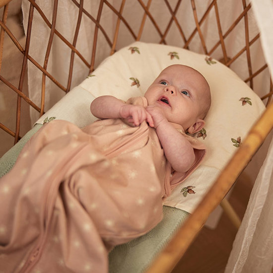 Jollein Jollein hoeslaken jersey 60x120cm Rosehip