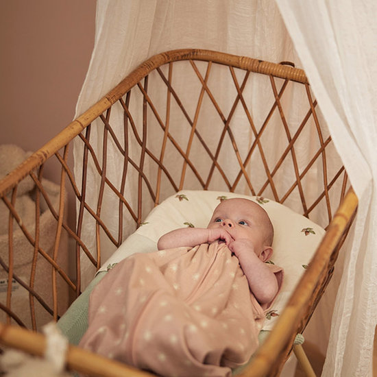 Jollein Jollein fitted sheet jersey 60x120cm Rosehip