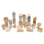 Jollein Jollein wooden blocks set Farm