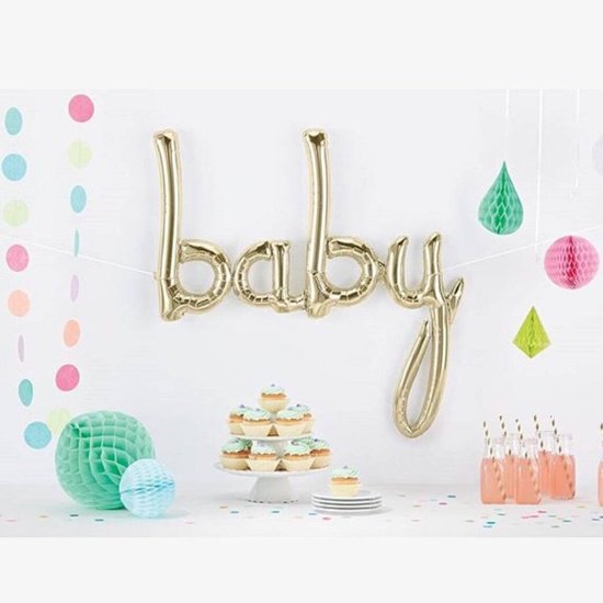 Northstar Ballongirlande BABY gold 77x86cm Northstar