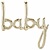 Northstar Ballongirlande BABY gold 77x86cm Northstar