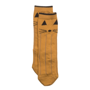 Liewood Silas stockings Cat mustard 19/21 - 1yr