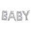 Northstar Ballonset BABY silber 41cm Northstar