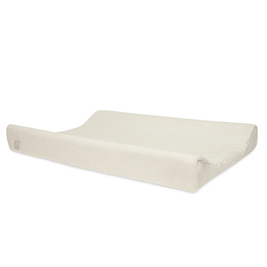 Jollein Housse de matelas à langer Basic Knit Ivory Jollein